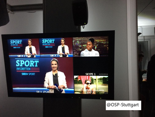Sportinternat des OSP Stuttgart zu Gast bei SWR 