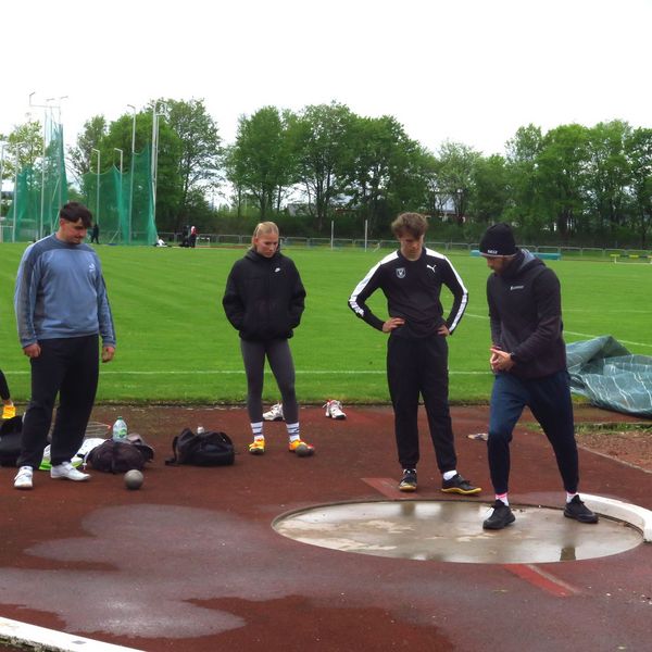 Beim Training tags zuvor war's noch deutlich kälter