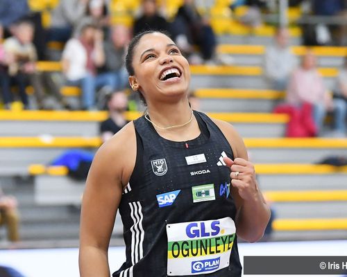 Wird Yemisi Ogunleye (MTG Mannheim) auch in Torun (Polen) jubeln?