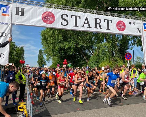 Trollinger Marathon Heilbronn am 8. Mai 2022