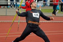 Julian Fundel (LG Eningen-Reutlingen), Zweiter im Speerwurf mit 66,95 Metern