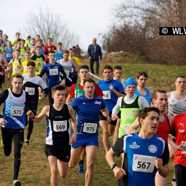 Baden-Württembergische Crosslauf-Meisterschaften am 15. Februar 2020 in Weinstadt